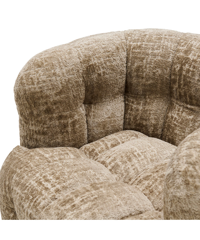 Arosa Swivel Armchair Taupe
