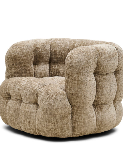 Arosa Swivel Armchair Taupe