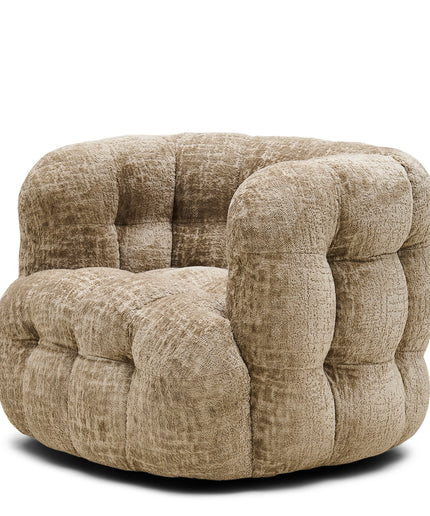 Arosa Swivel Armchair Taupe