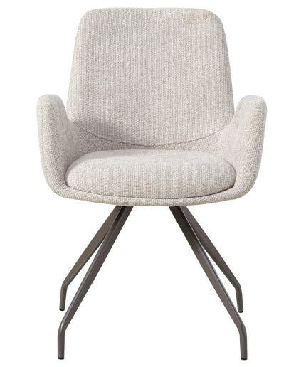 Athena Cream dining chair legacy 15 dove clay legs