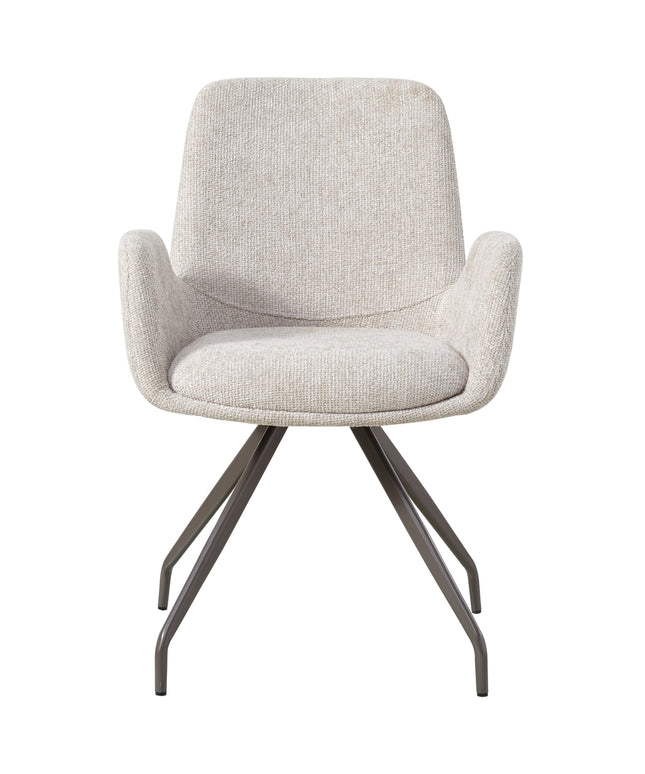 Athena Cream dining chair legacy 15 dove clay legs