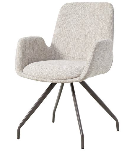 Athena Cream dining chair legacy 15 dove clay legs
