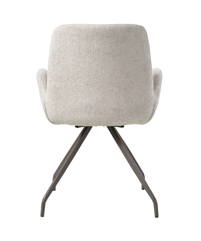 Athena Cream dining chair legacy 15 dove clay legs