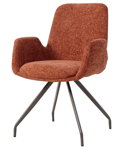 Athena Rust diningchair legacy6 deepterra clay leg