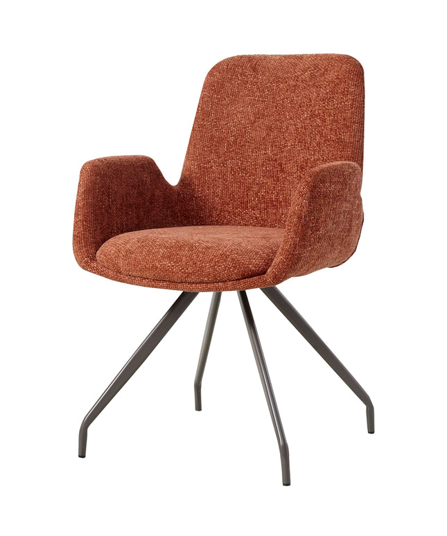 Athena Rust diningchair legacy6 deepterra clay leg