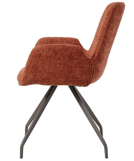 Athena Rust diningchair legacy6 deepterra clay leg