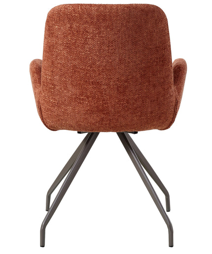 Athena Rust diningchair legacy6 deepterra clay leg
