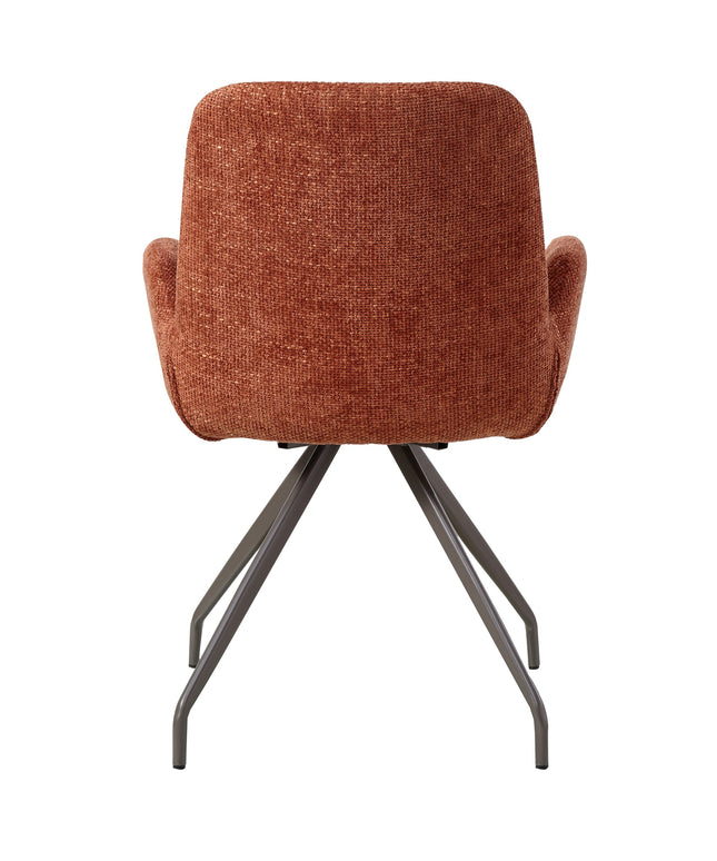 Athena Rust diningchair legacy6 deepterra clay leg