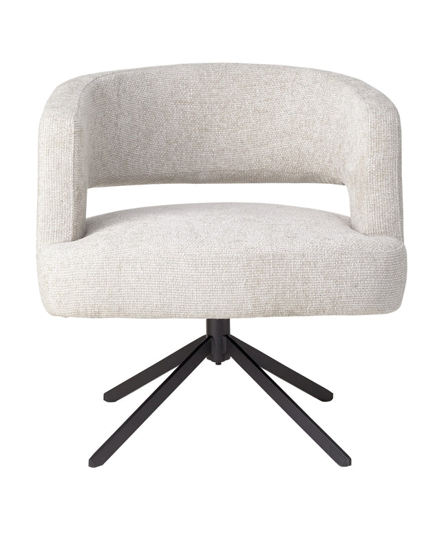 Baldr Cream dining chair legacy 15 dove black leg