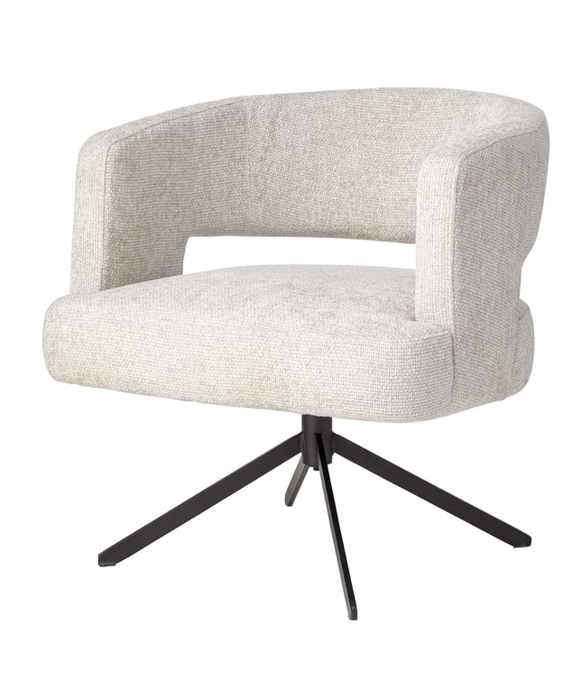 Baldr Cream dining chair legacy 15 dove black leg