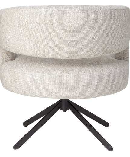 Baldr Cream dining chair legacy 15 dove black leg