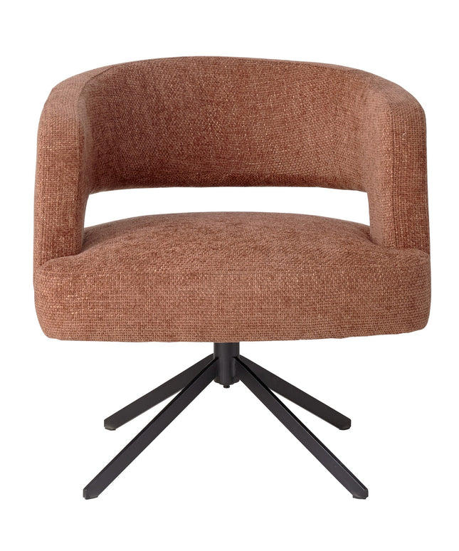Baldr Rust diningchair legacy6 deepterra black leg