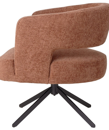 Baldr Rust diningchair legacy6 deepterra black leg