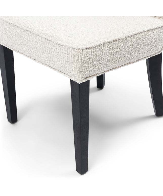Balmoral DC Black Leg Antique White