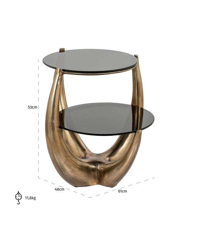 Bijzettafel Aida (Gold)