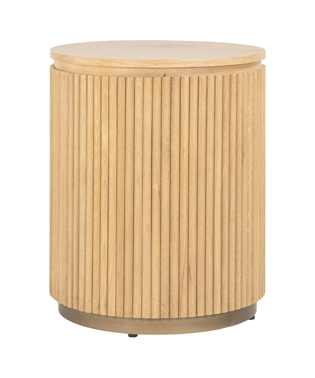 Bijzettafel Belfort 50Ø (Natural oak)
