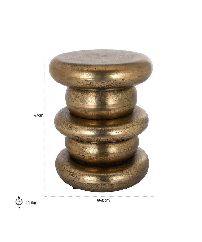 Bijzettafel Ela (Gold)