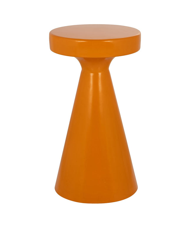 Bijzettafel Kimble donker oranje groot 30Ø