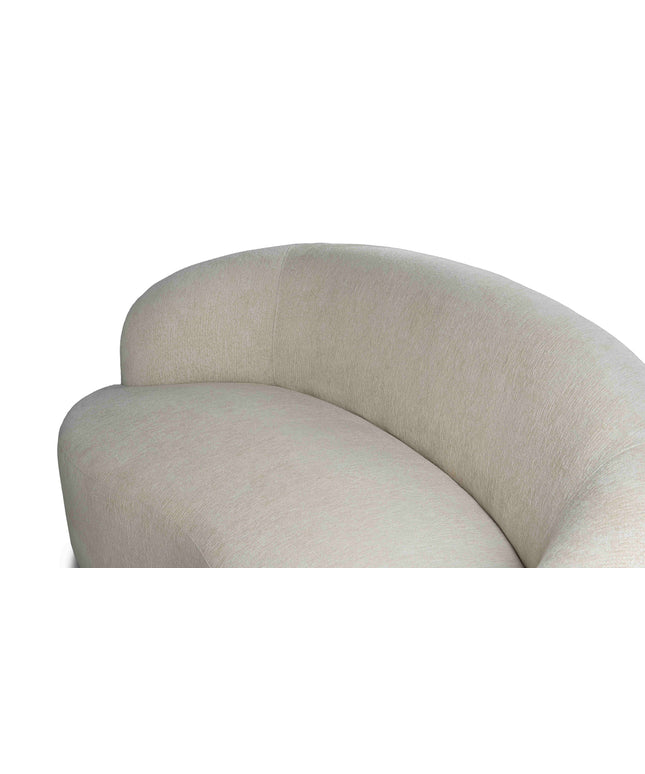 Bohne Cream 9901 nanci fabric 2 seater sofa