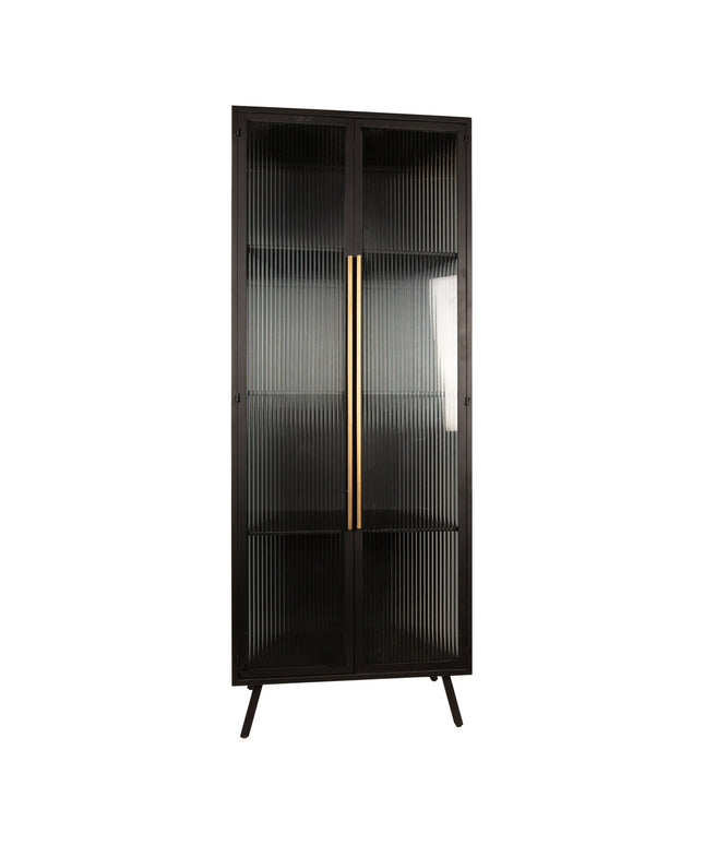 Caeleen cabinet black and gold