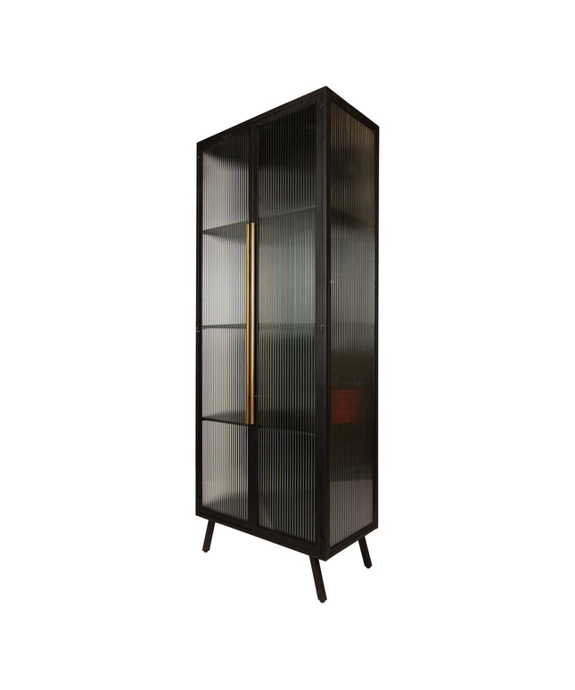 Caeleen cabinet black and gold