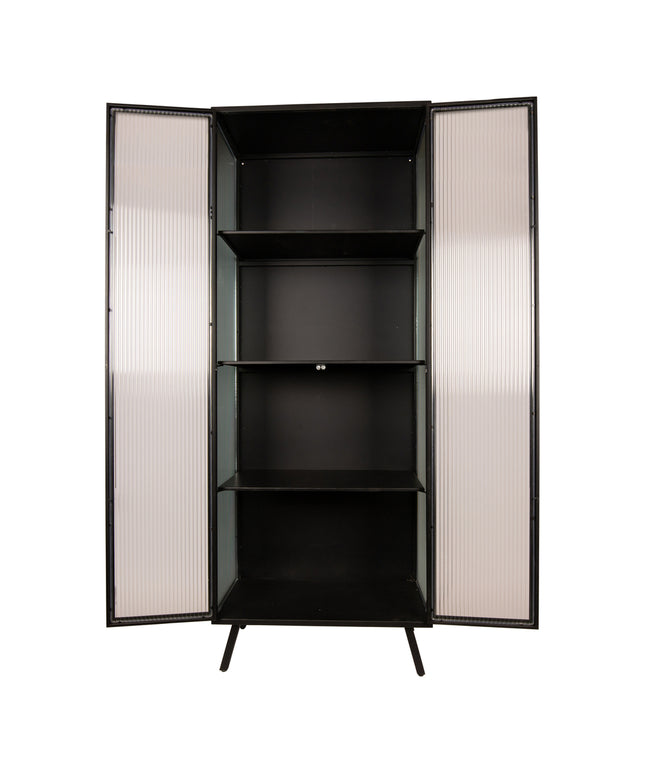 Caeleen cabinet black and gold