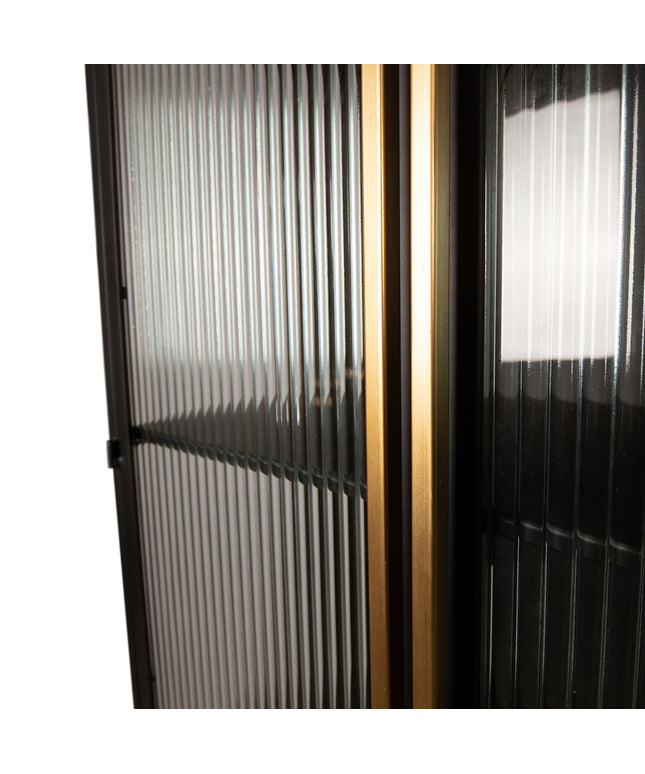 Caeleen cabinet black and gold