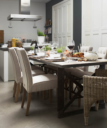 Cape Breton Dining Chair lin Flax