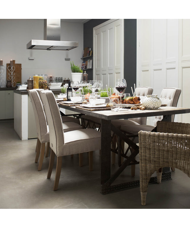 Cape Breton Dining Chair lin Flax