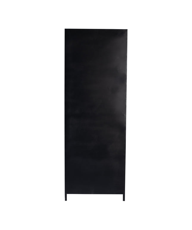Cave Black iron cabinet high