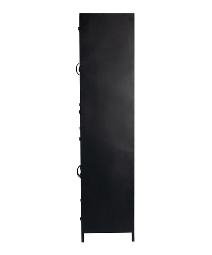 Cave Black iron cabinet high