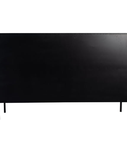 Cave Black iron cabinet low