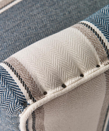 Cavendish Armchair Blue Stripe