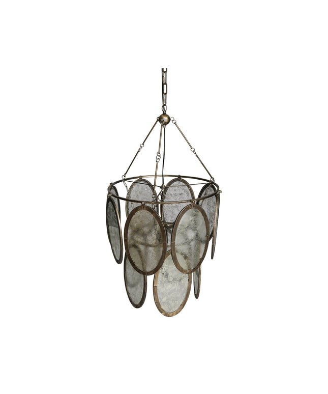 PTMD Dairen Goud hanglamp cirkels rond