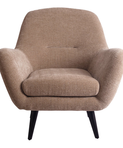 Donny Cream fauteuil black wooden legs