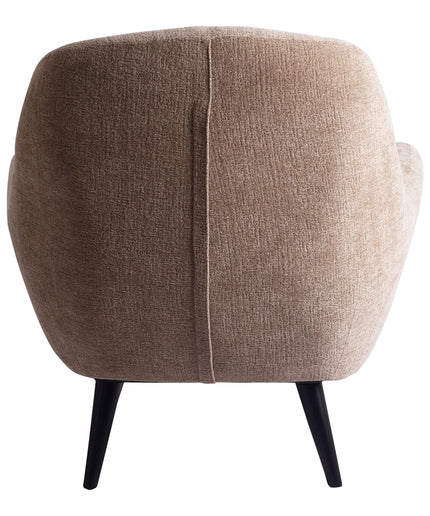 Donny Cream fauteuil black wooden legs