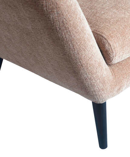 Donny Cream fauteuil black wooden legs