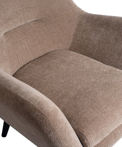 Donny Cream fauteuil black wooden legs
