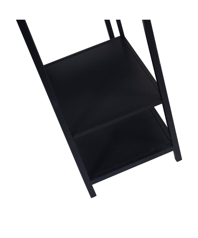 Duana Playful black iron open cabinet high