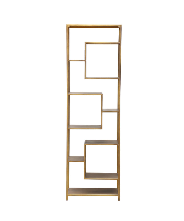 Duana Playful gold iron open cabinet high