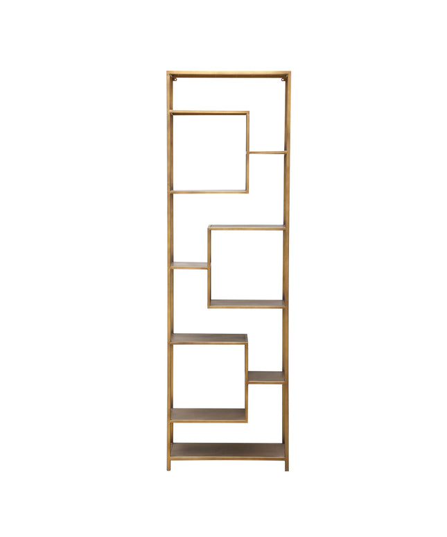 Duana Playful gold iron open cabinet high