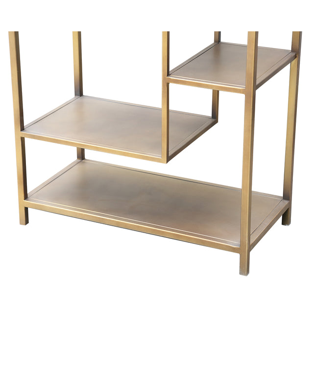 Duana Playful gold iron open cabinet high