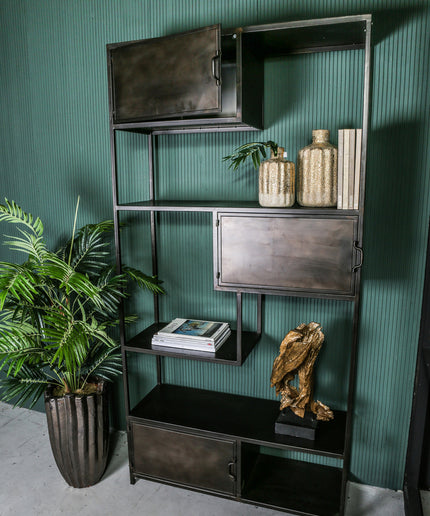 PTMD Duana Playful ijzeren kast zwart