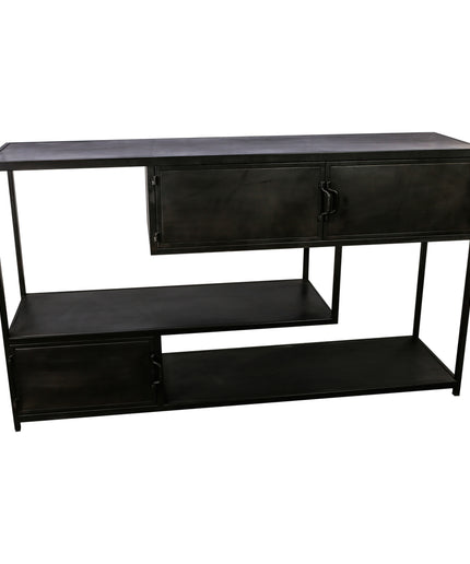 PTMD Duana Playful ijzeren dressoir zwart
