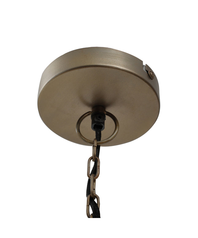Edith Brass ijzeren hanglamp zigzag bal