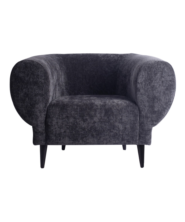 Elefan Anthracite fauteuil round armrest