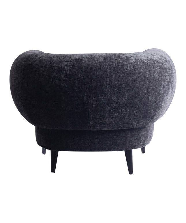Elefan Anthracite fauteuil round armrest