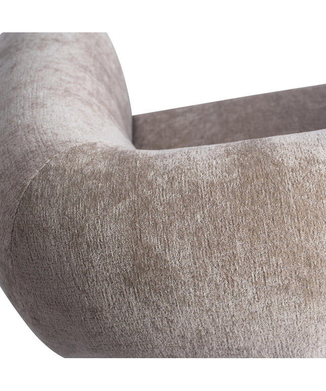Elefan Cream fauteuil round armrest