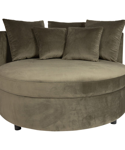 Fayen Velvet Green fauteuil half round KD
