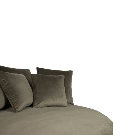 Fayen Velvet Green fauteuil half round KD